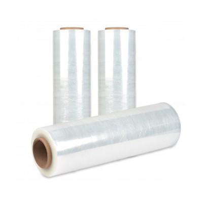 LLDPE Transparent Pallet Wrapping Film 15mic Hand Stretch Film